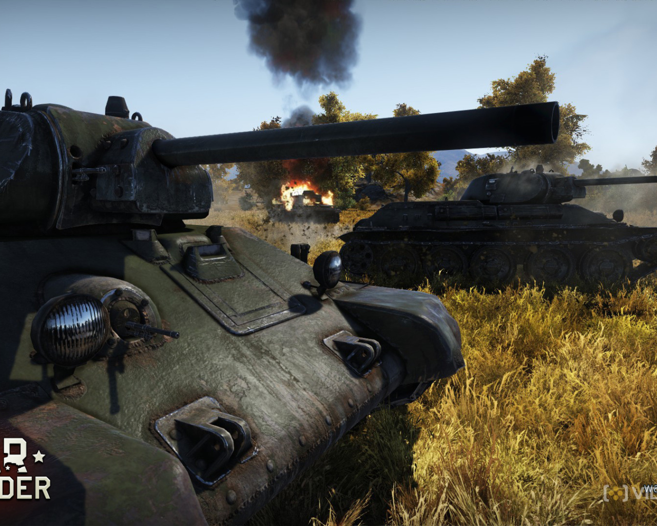 War Thunder танковое сражение