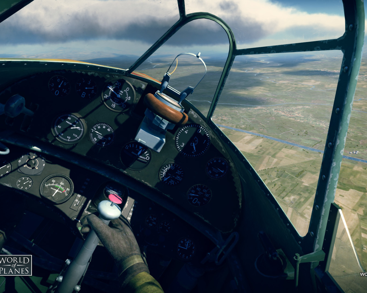 War Thunder кабина самолета