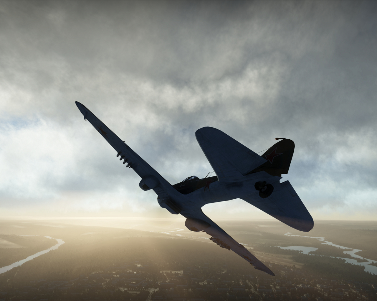 War Thunder истребитель патрулирует