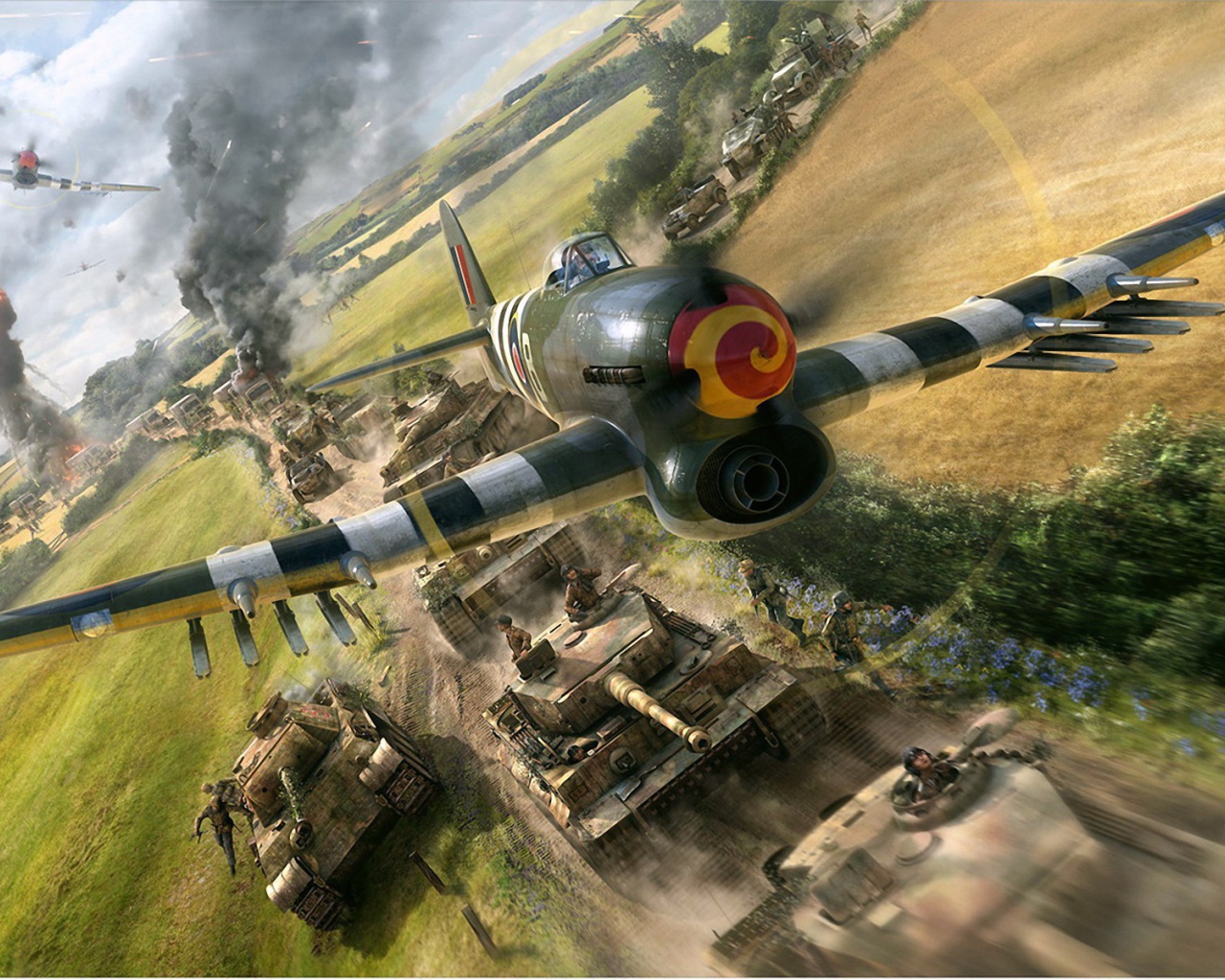 War Thunder the planes and tanks