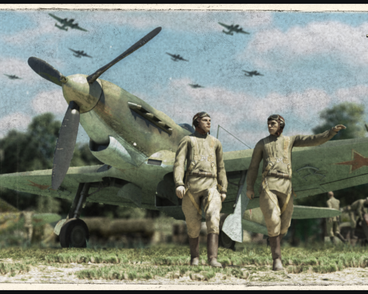 War Thunder два пилота и их самолет