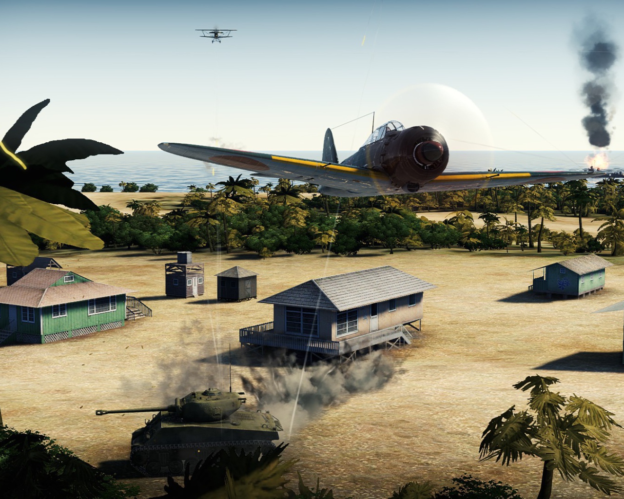 Военный самолет из игры War Thunder