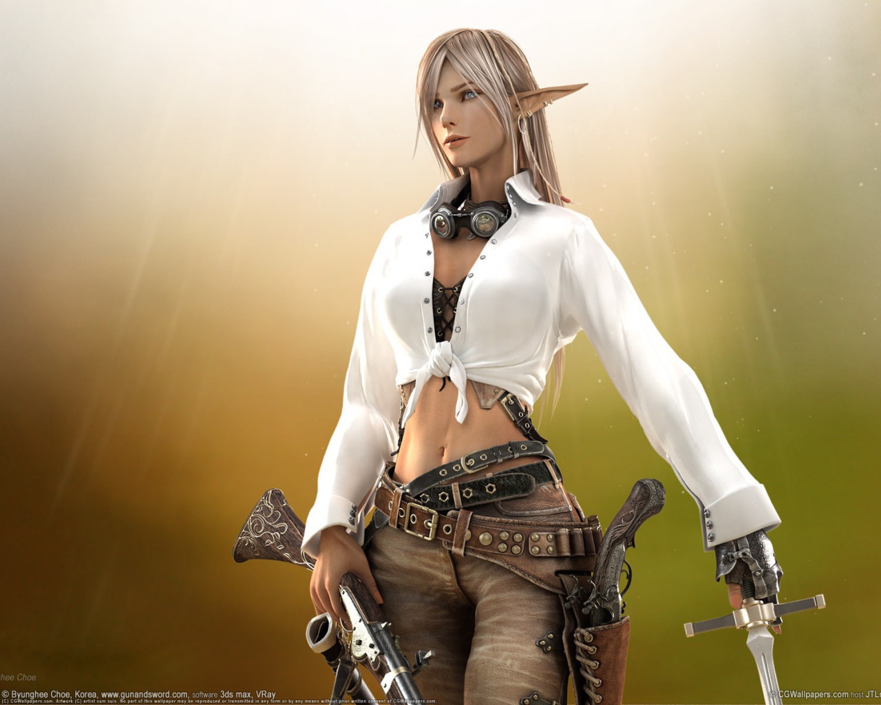 Воин Алисия из игры