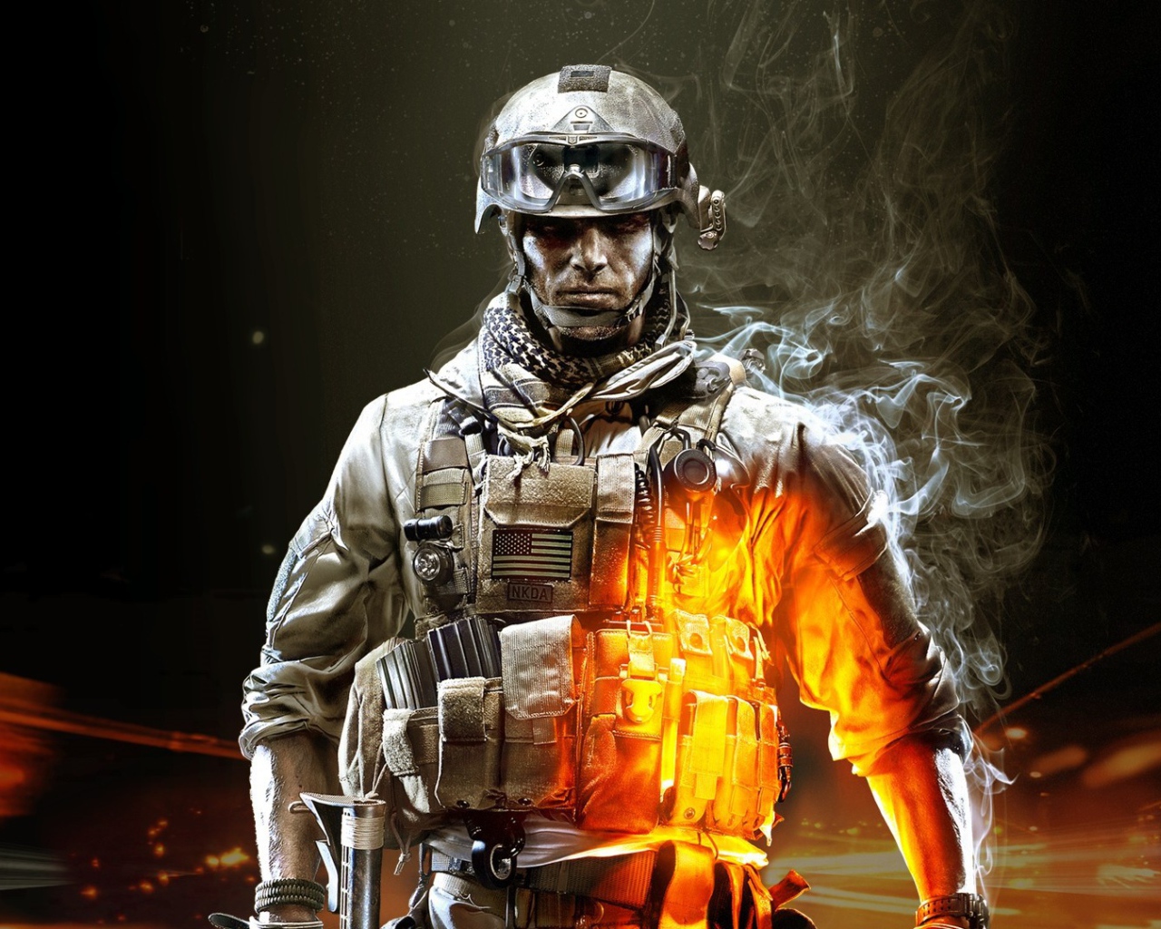 Горящий воин