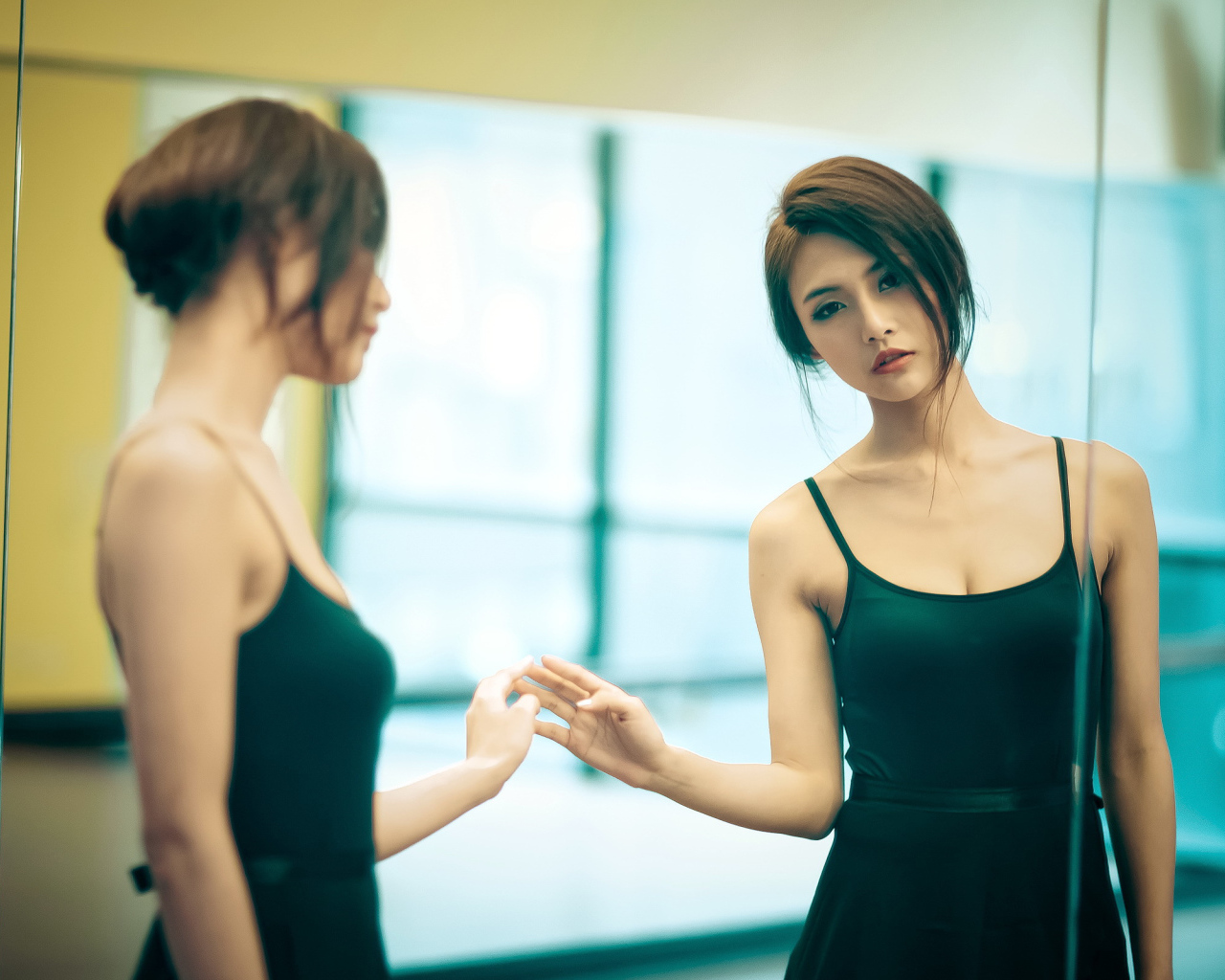 Очень красивая молодая балерина