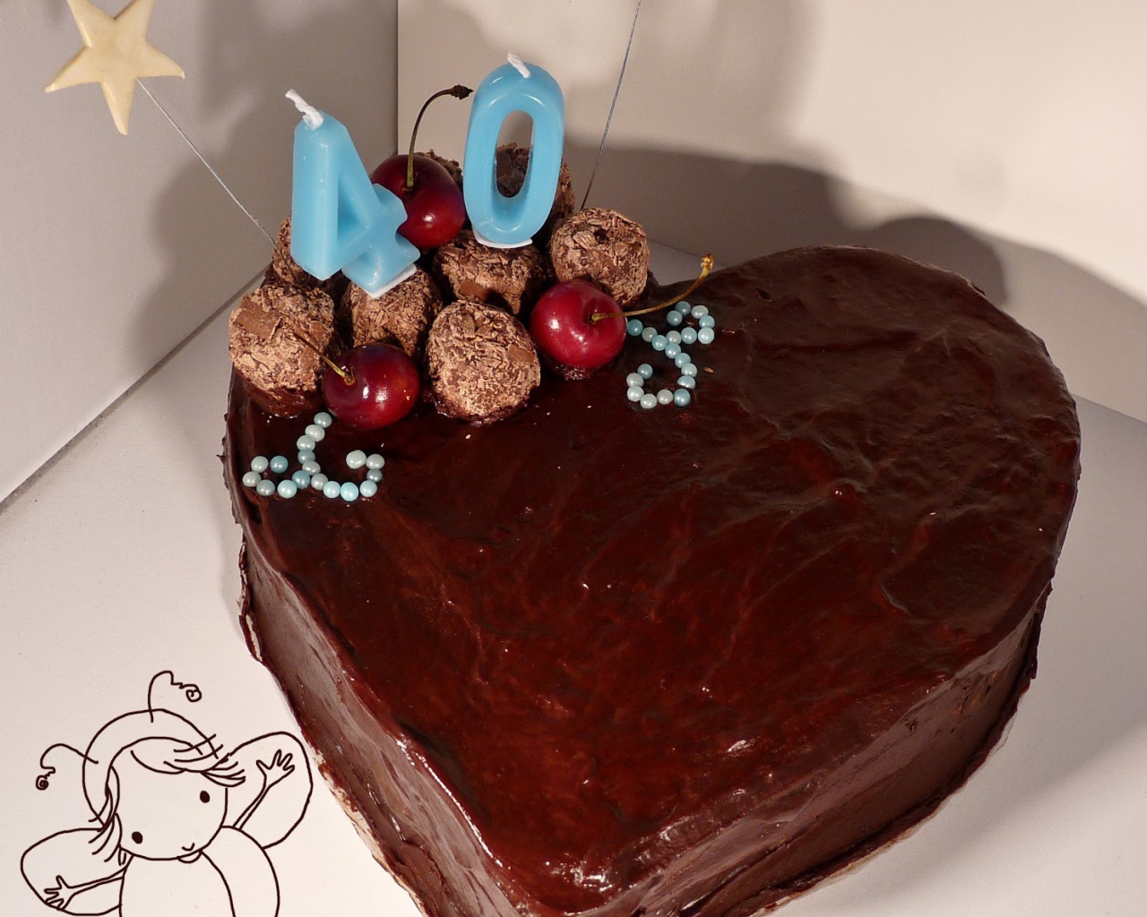 40 лет торт ко дню рождения