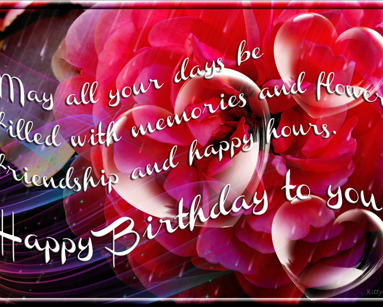 А маленькие сердца на день рождения