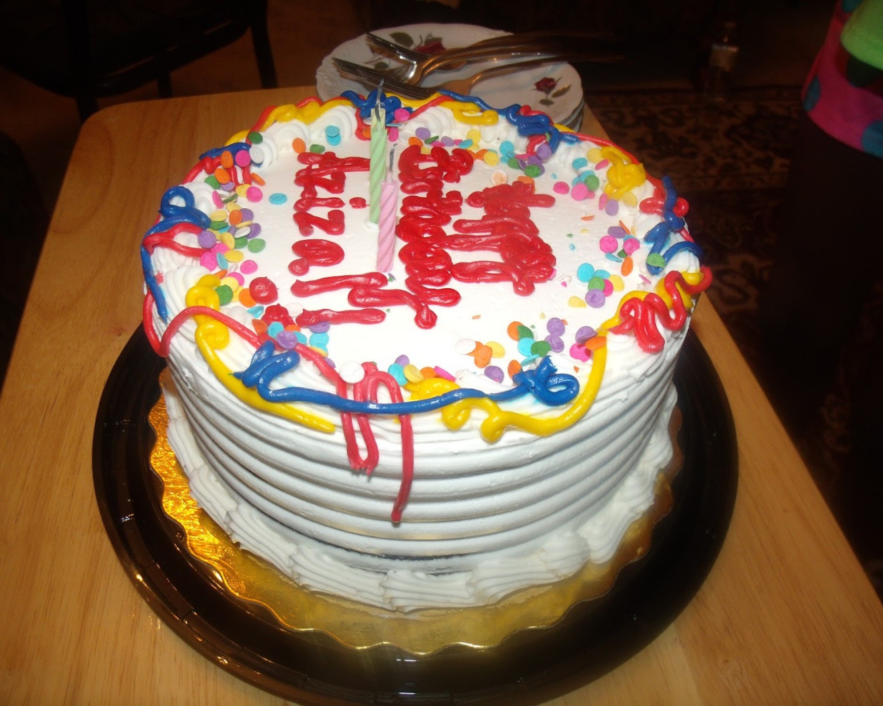 Удивительный торт ко дню рождения