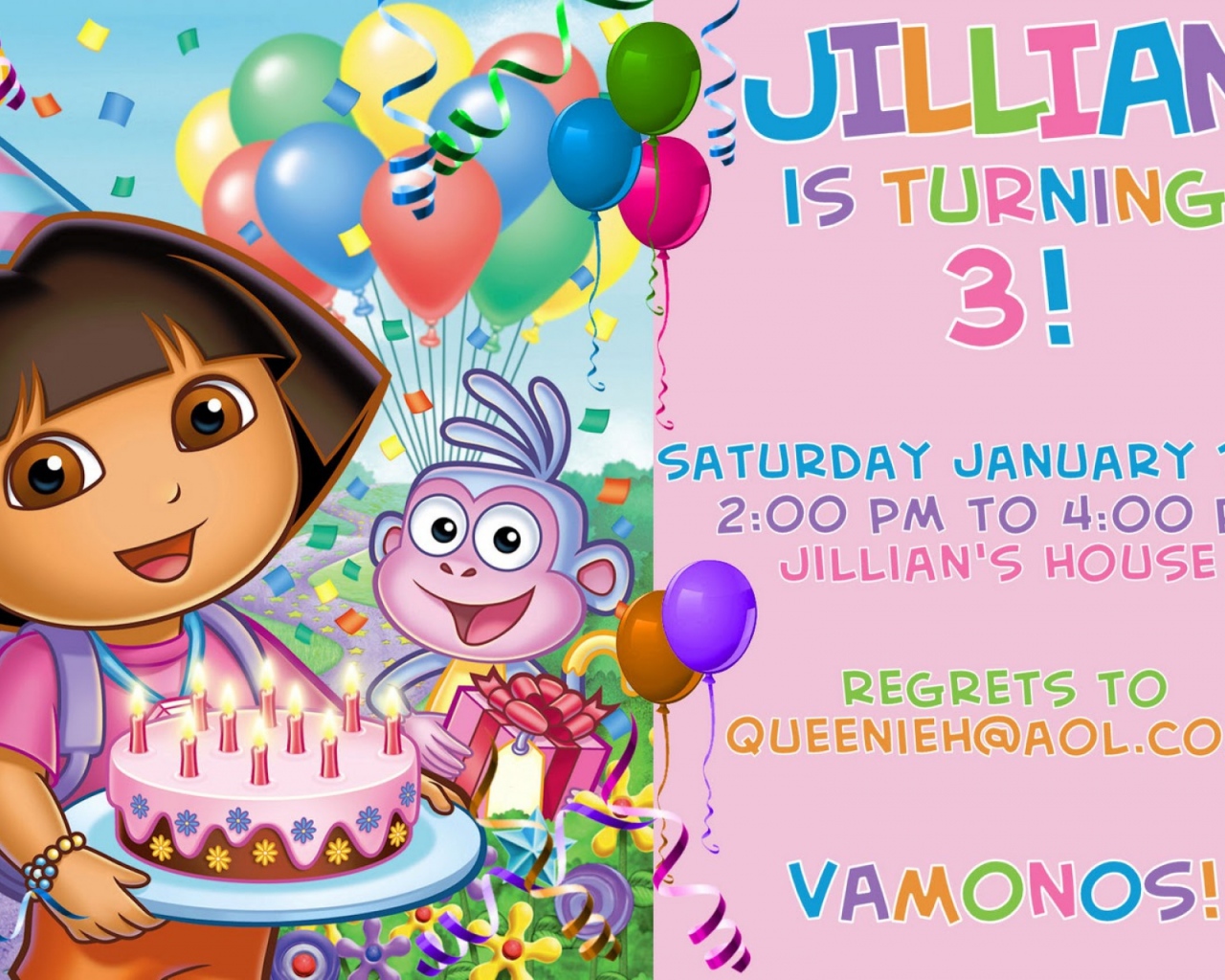 Детская поздравительная открытка