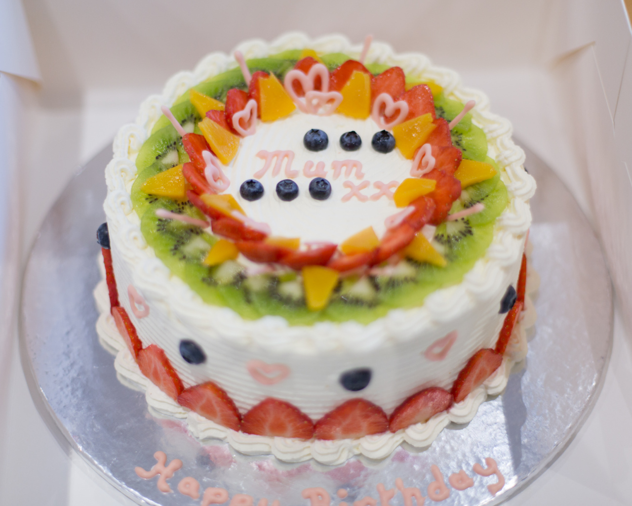 Красивый торт для мамы на день рождения