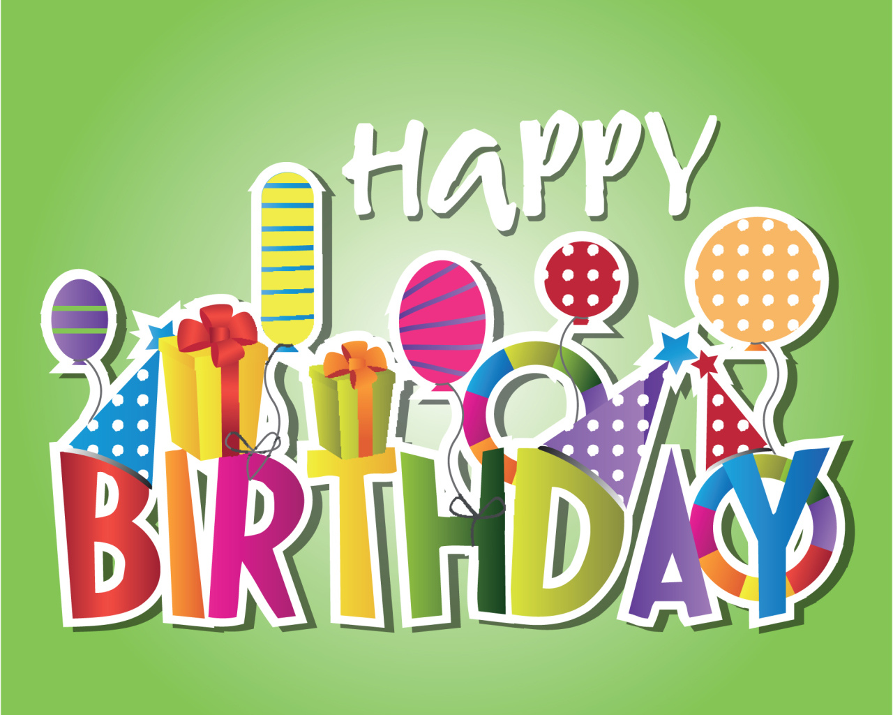 Весёлая картинка на день рождения