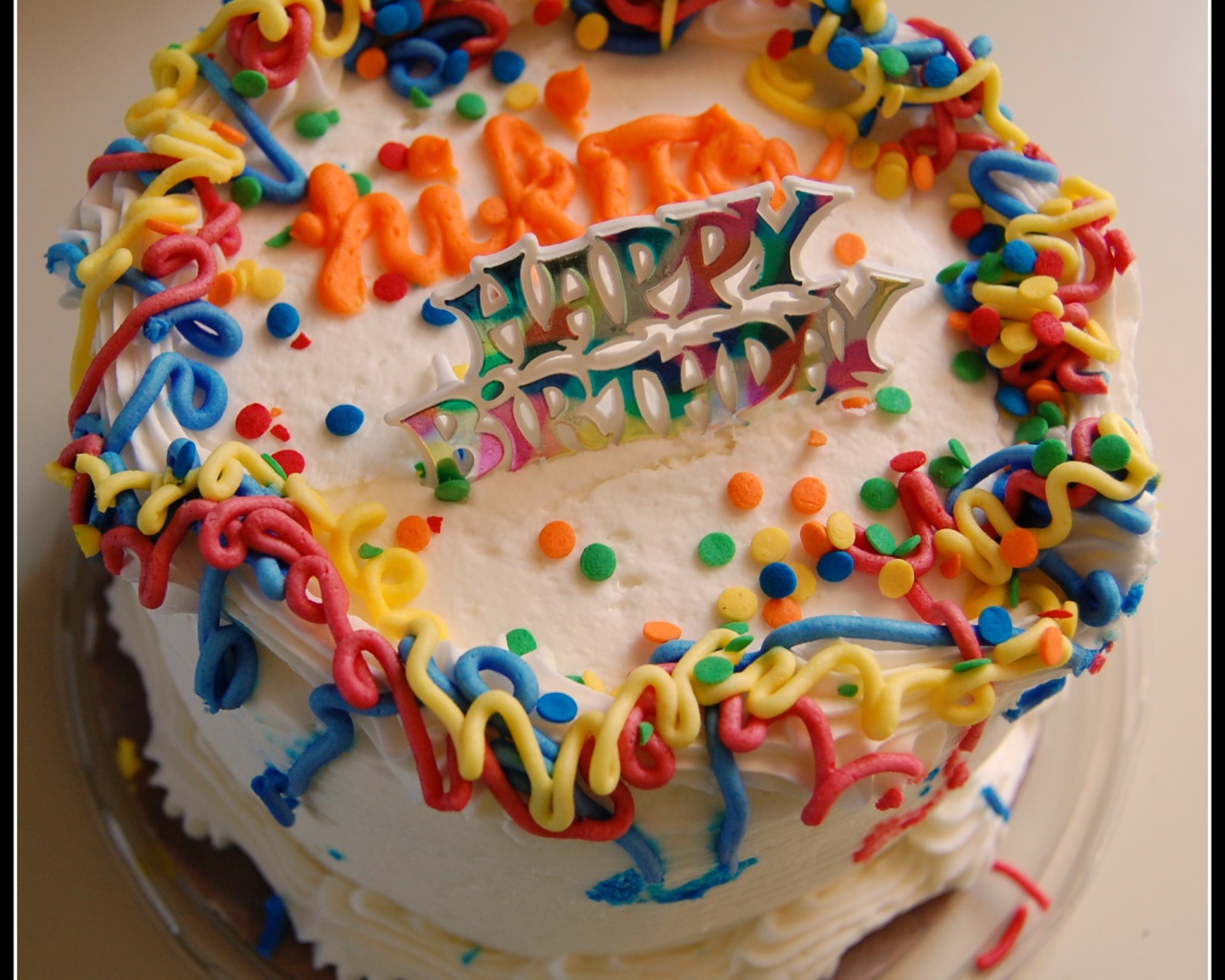  Первый торт на день рождения