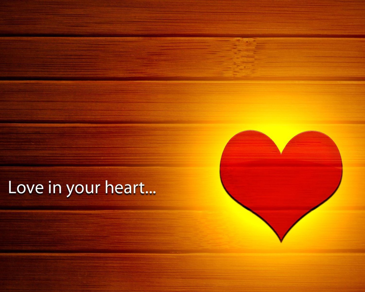 Любовь в вашем сердце