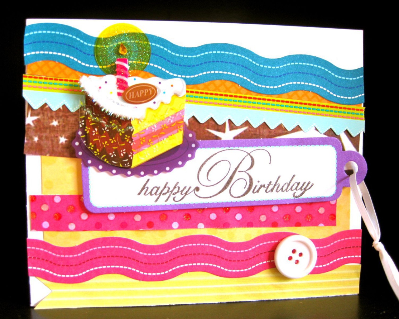 Оригинальная открытка на день рождения