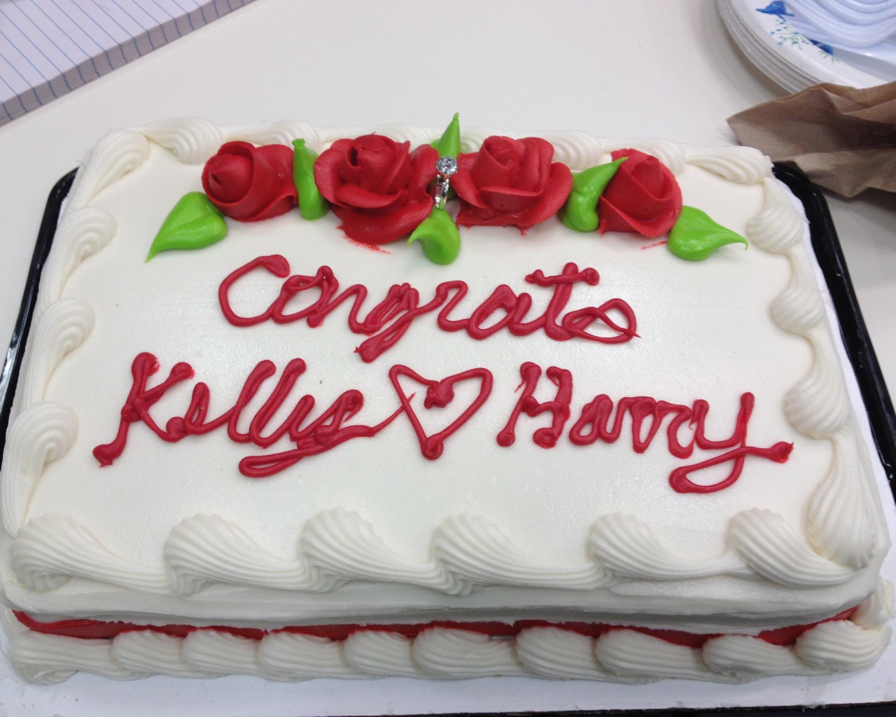 Вкусный белый шоколадный торт ко дню рождения