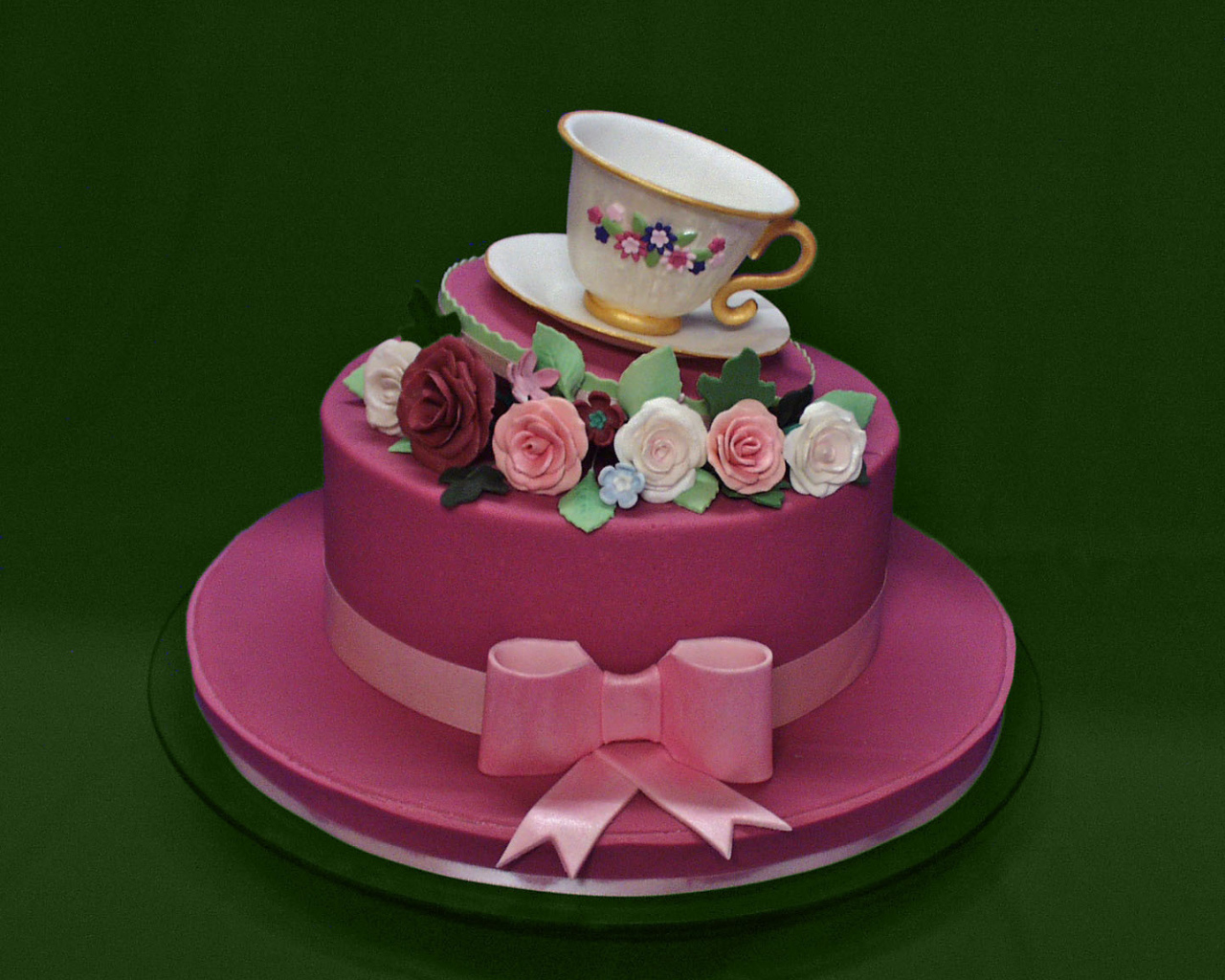  Торт ко дню рождения