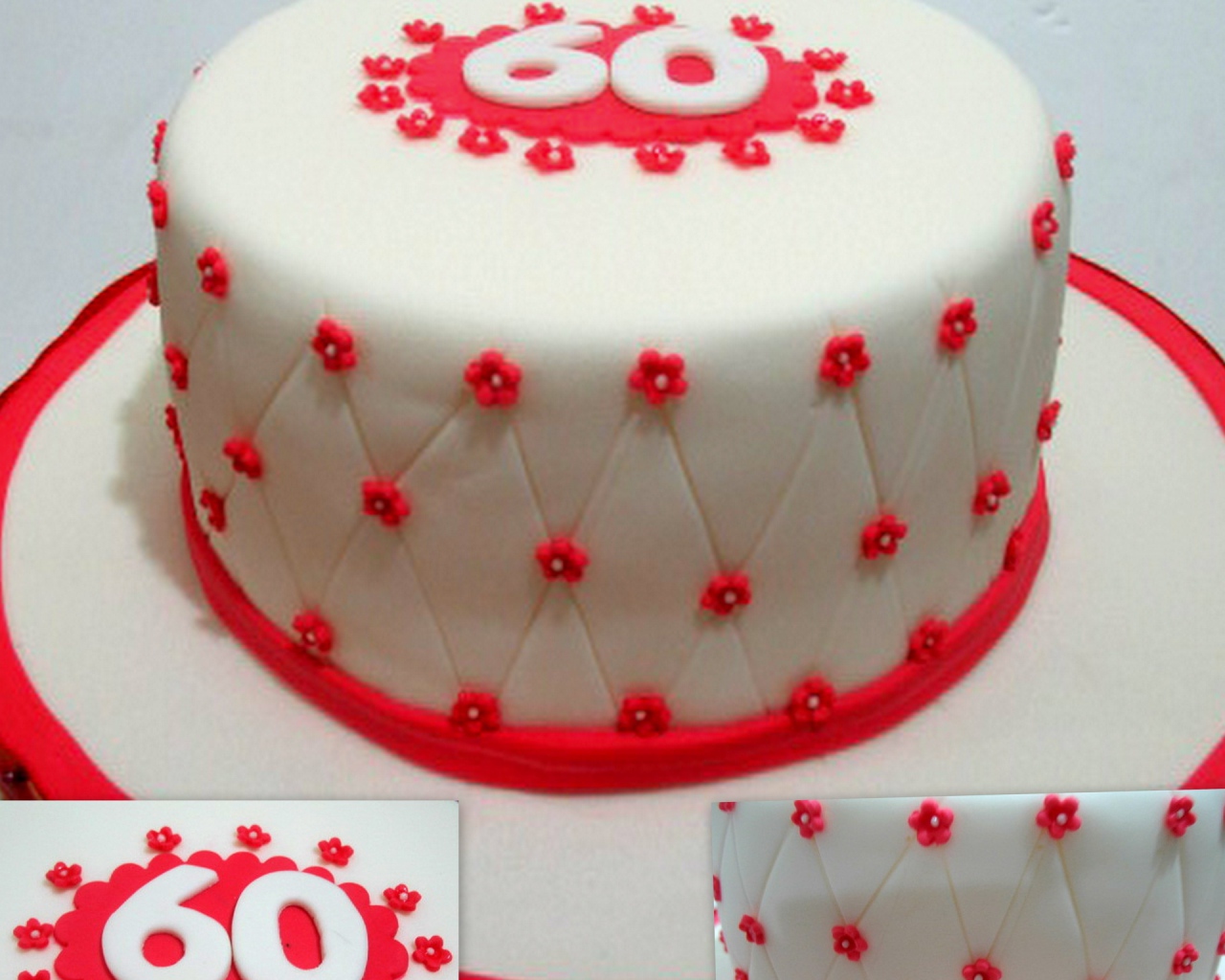 Торт ко дню рождения для 60 юбилея