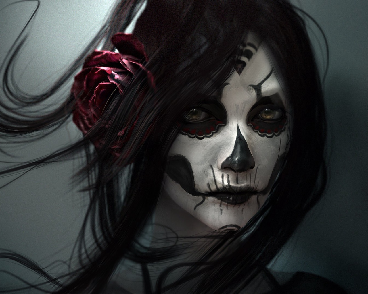 Девушка на Хэллоуин