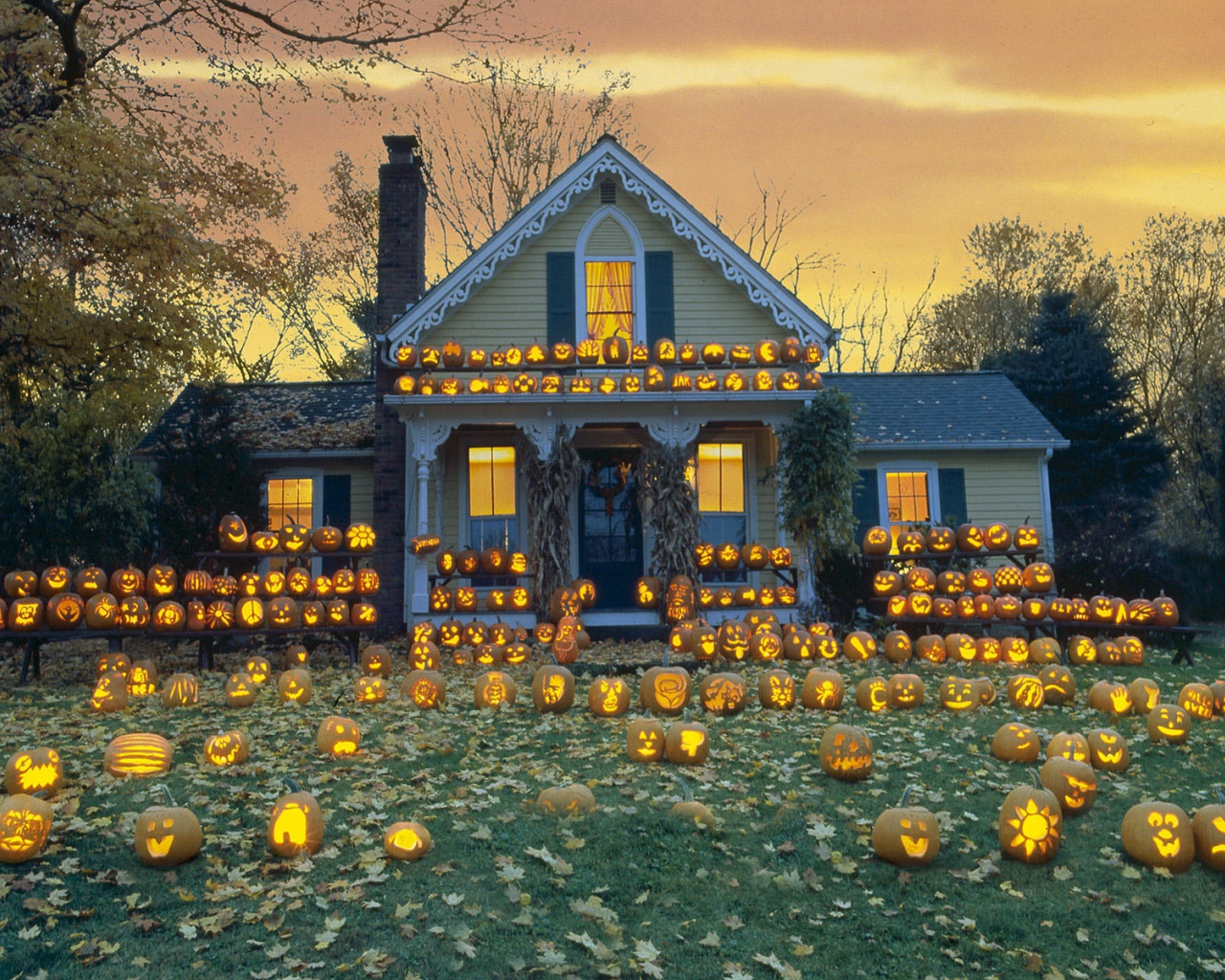  Хэллоуин потрясающие украшения