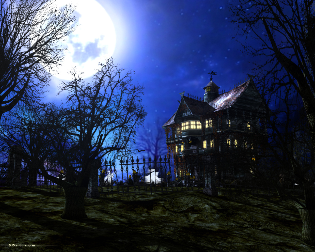 Хэллоуин дом привидений