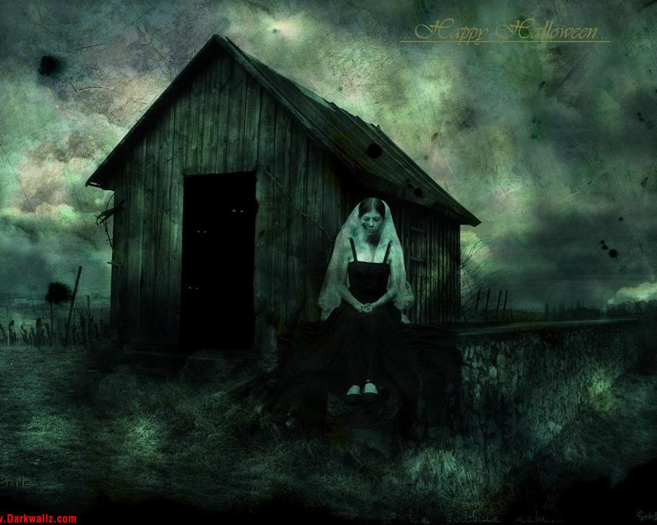 Хэллоуин призрак мертвой невесты