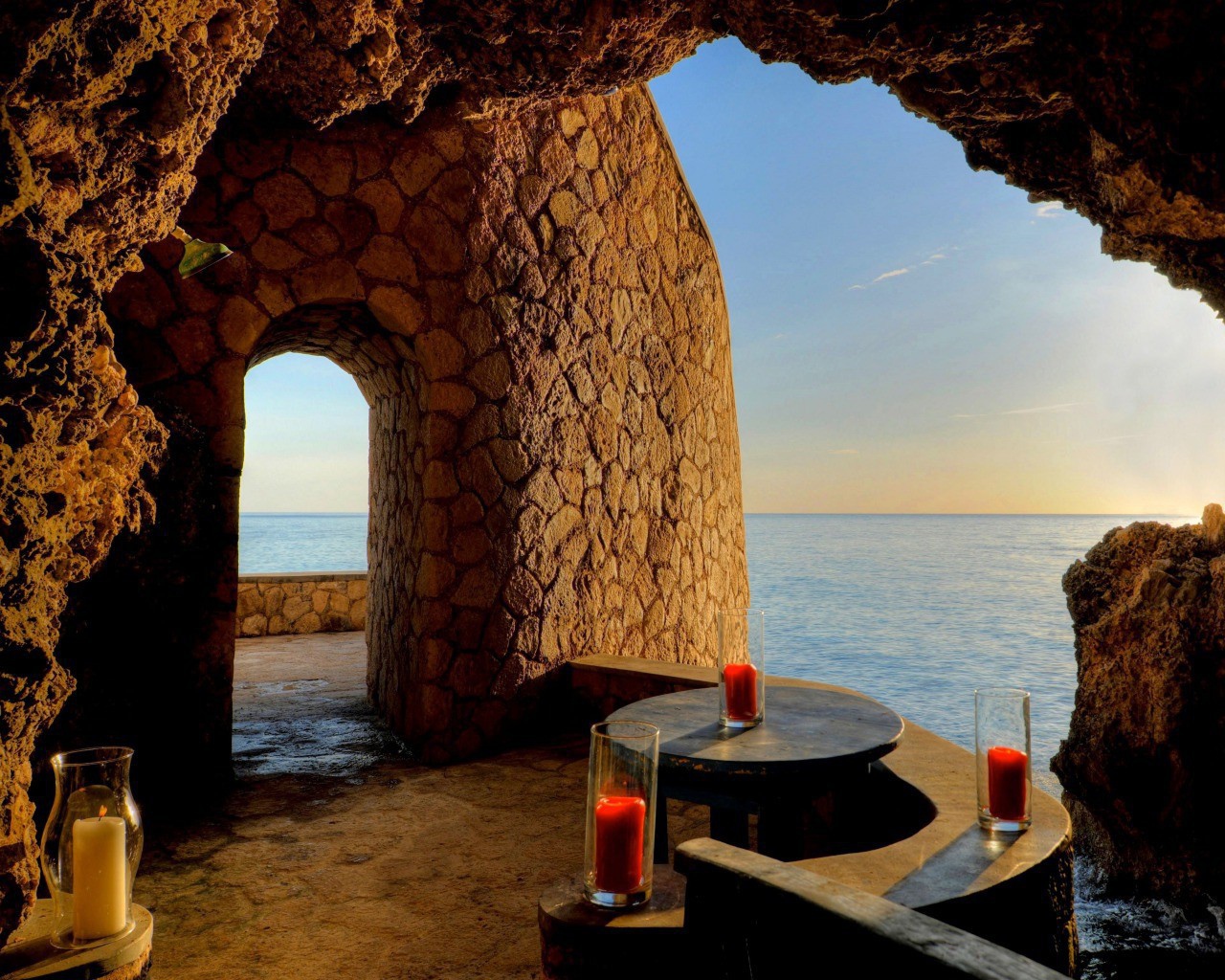 Балкон на берегу океана