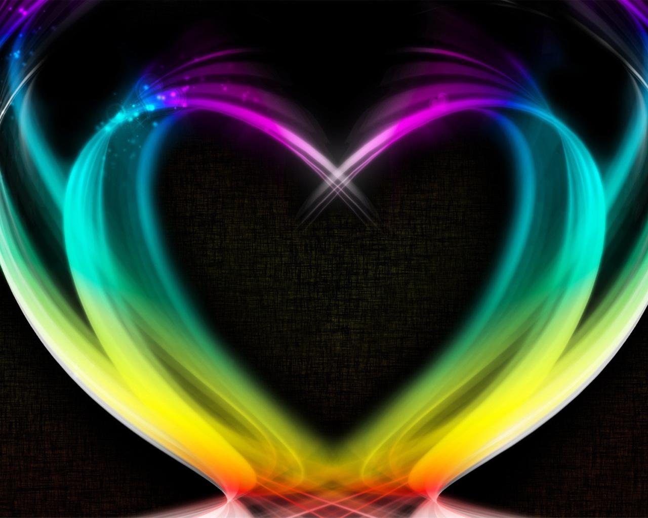 Абстракция в виде сердечек