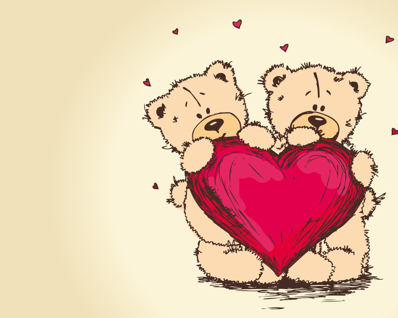 Влюбленные медвежата