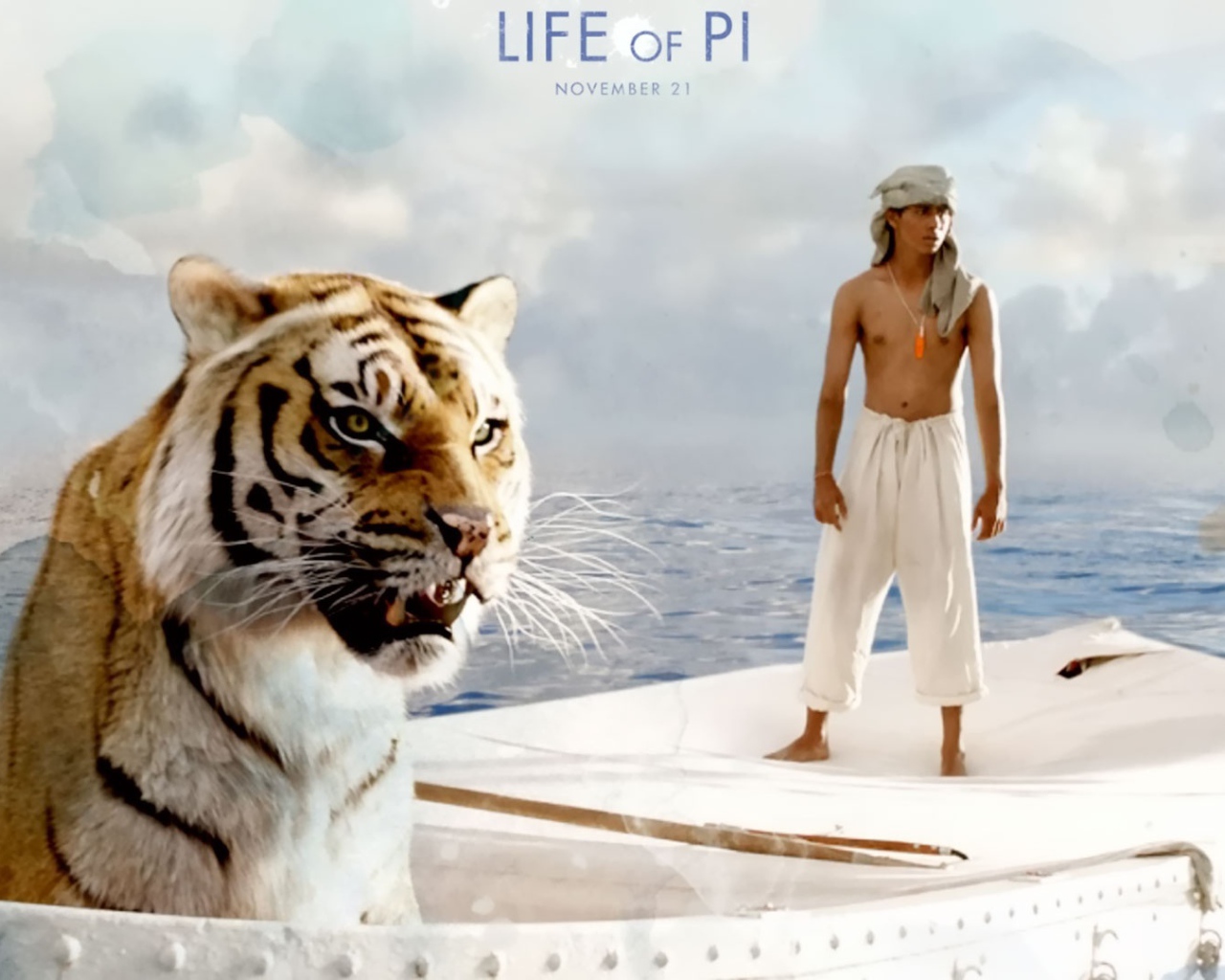 Жизнь Пи (Life Of Pi), мальчик и тигр