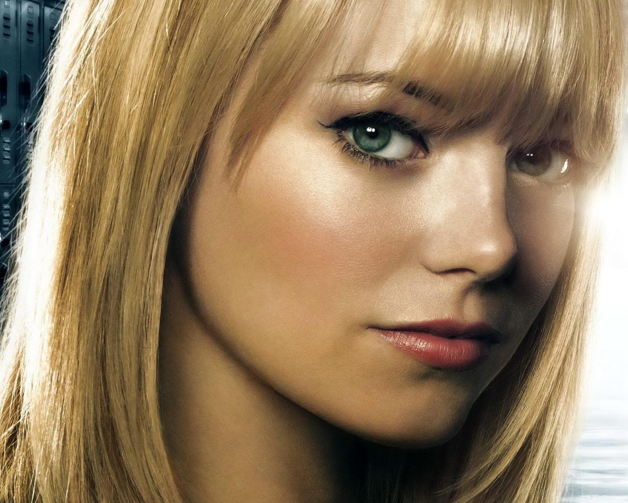 Эмма Стоун в фильме Новый Человек паук