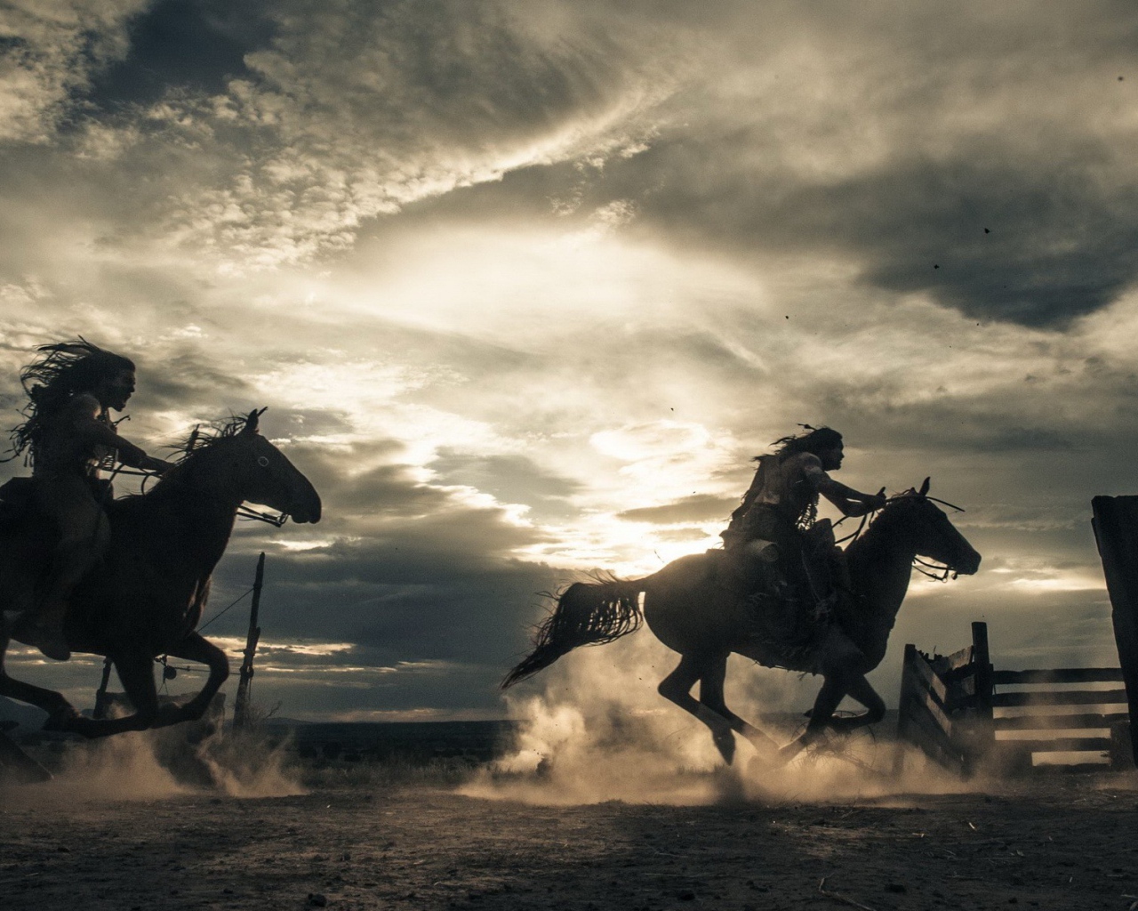 Скачки на лошадях по пустыне