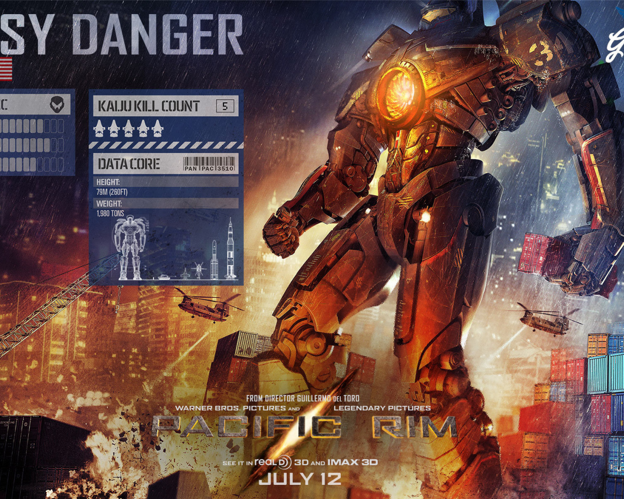 Тихоокеанский рубеж GIPSY DANGER