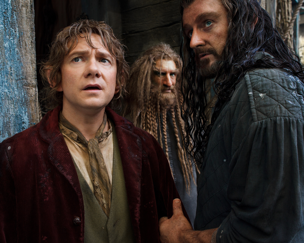 Хоббит: Пустошь Смауга Бильбо и Торин