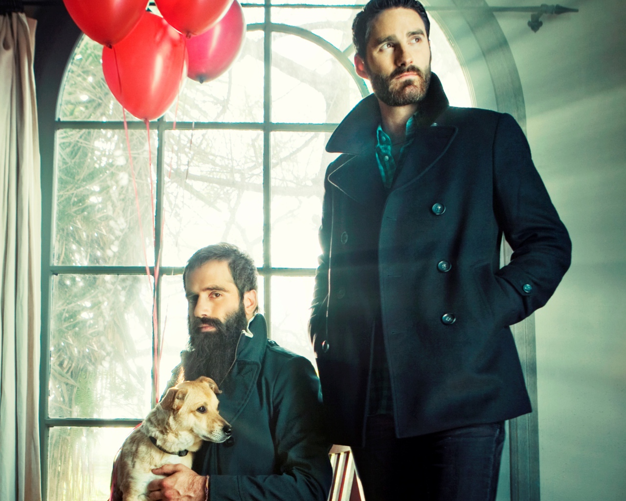 Capital Cities with balls and dog