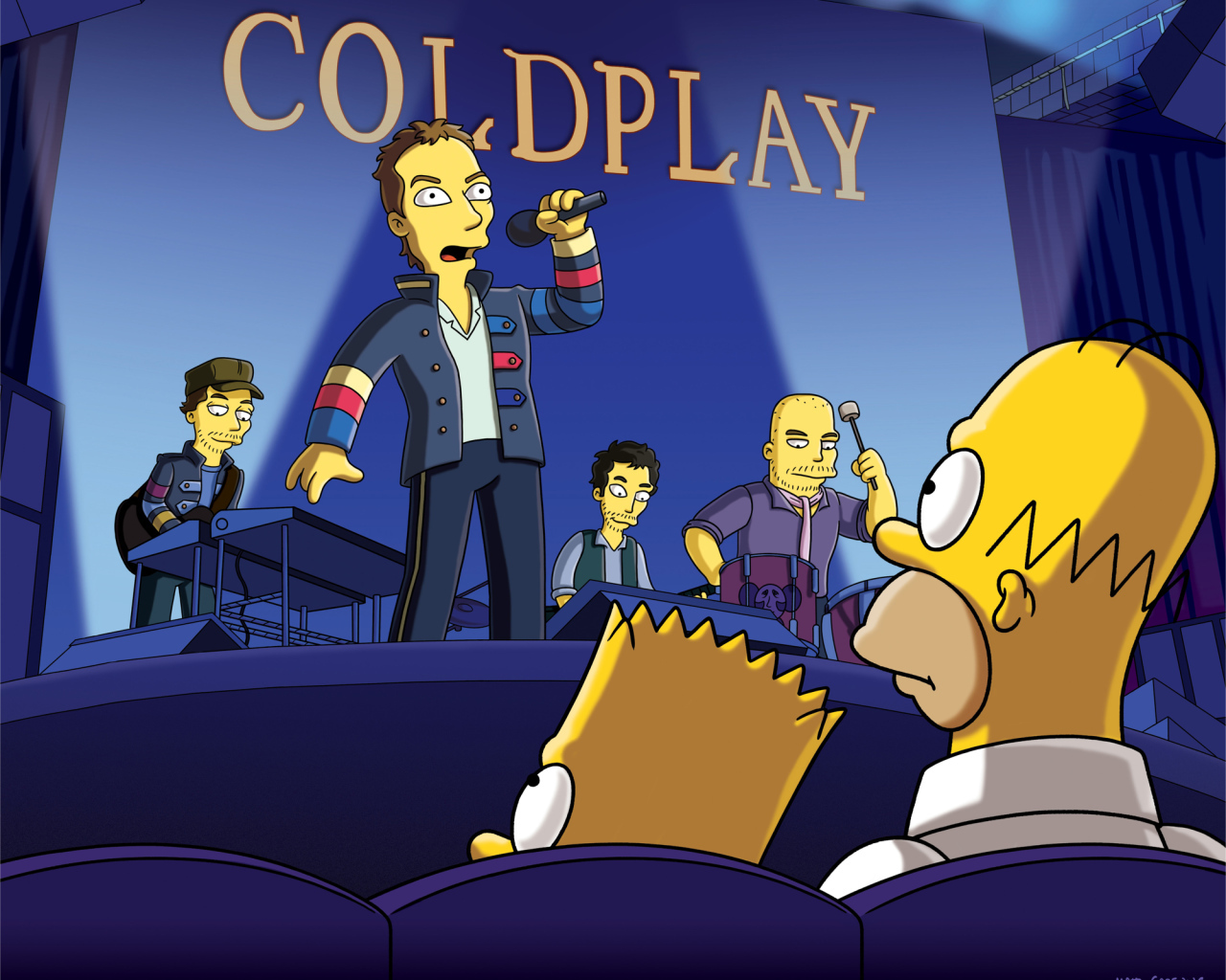 Coldplay в Симпсонах