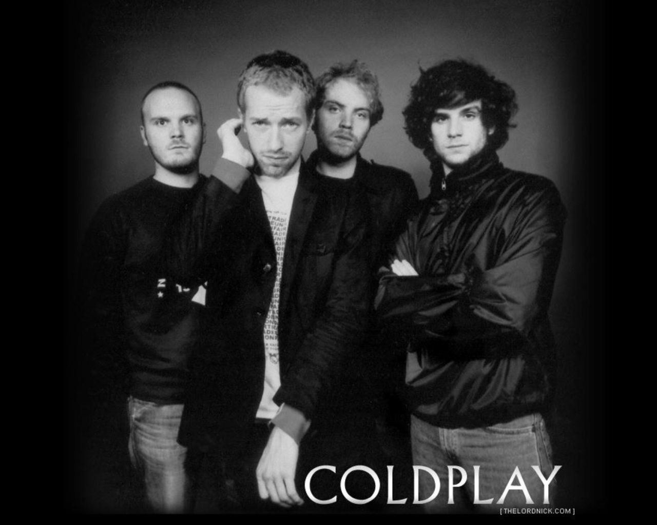 Coldplay группа в черном