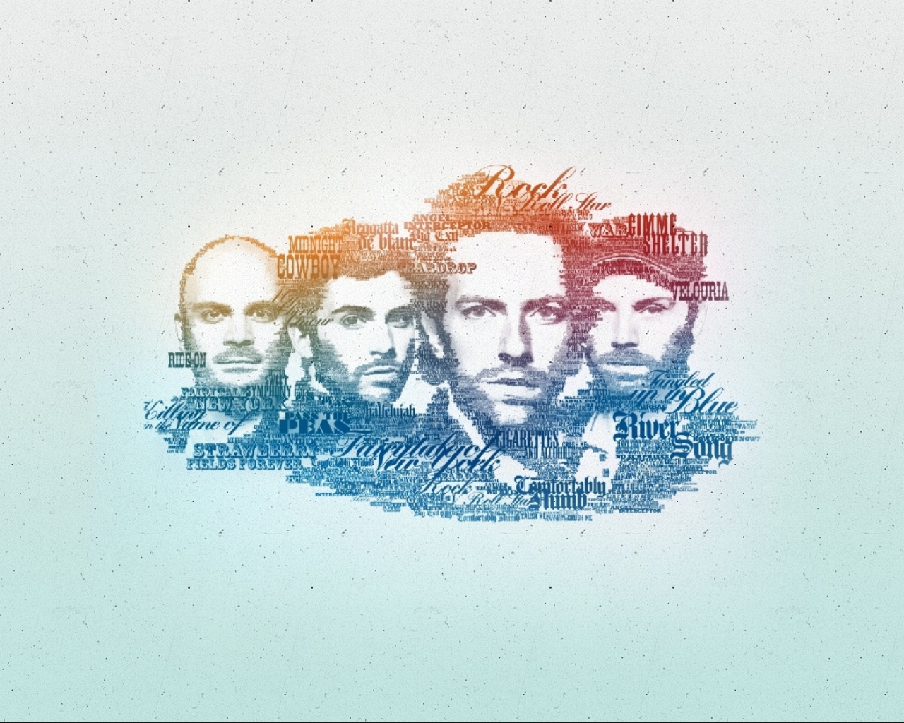 Coldplay рисунок в HD
