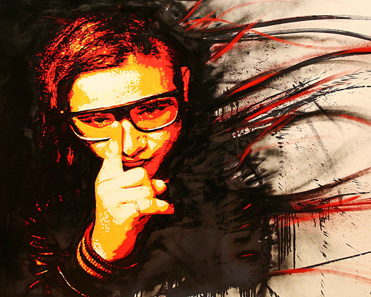 Skrillex портрет