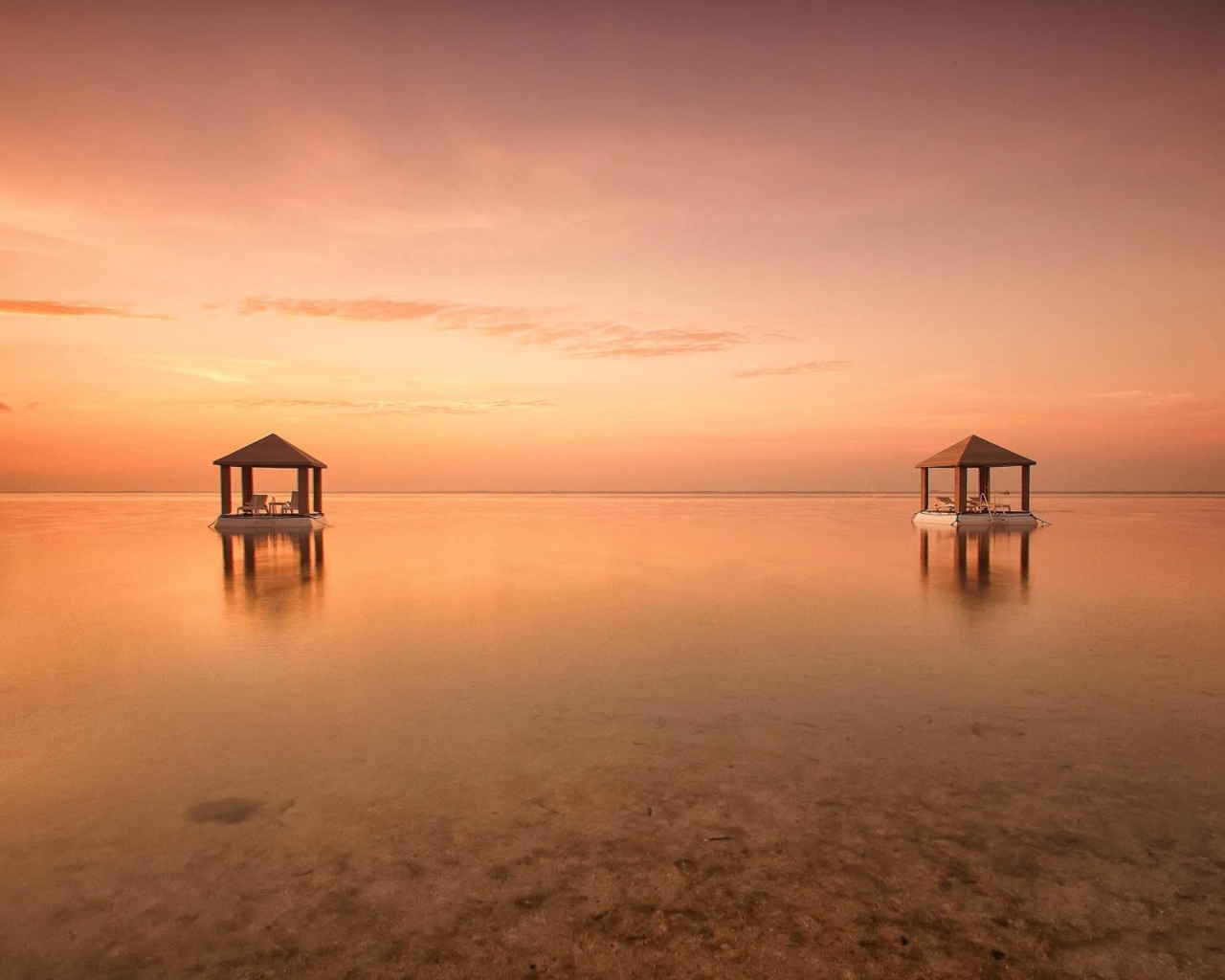 Розовый закат