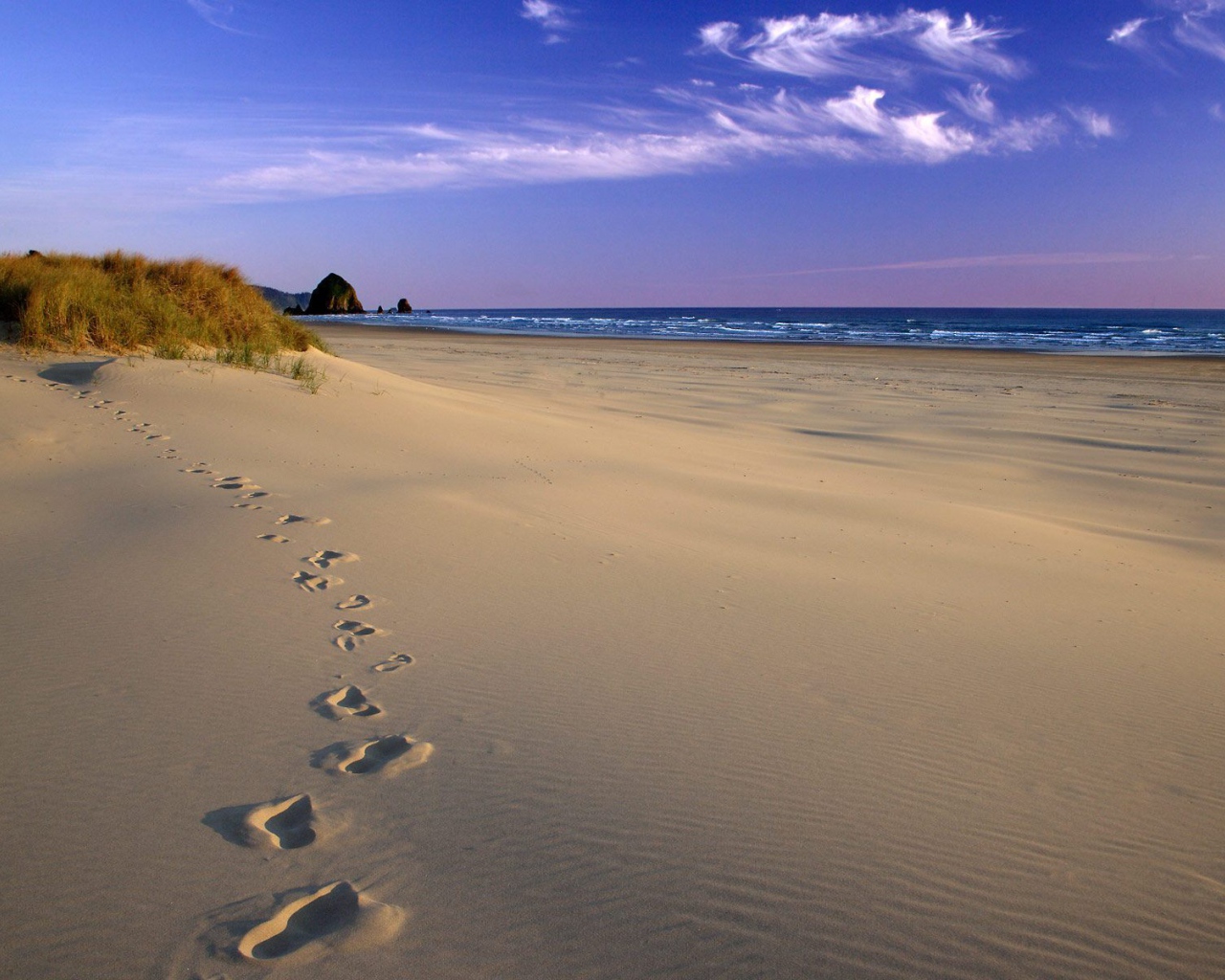 Следы на песке