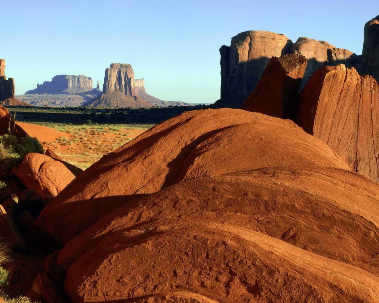 Монументальные скалы Аризоны