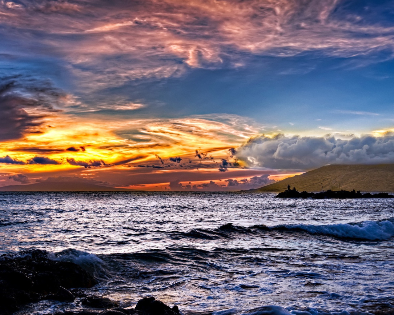 Необыкновенное небо и море