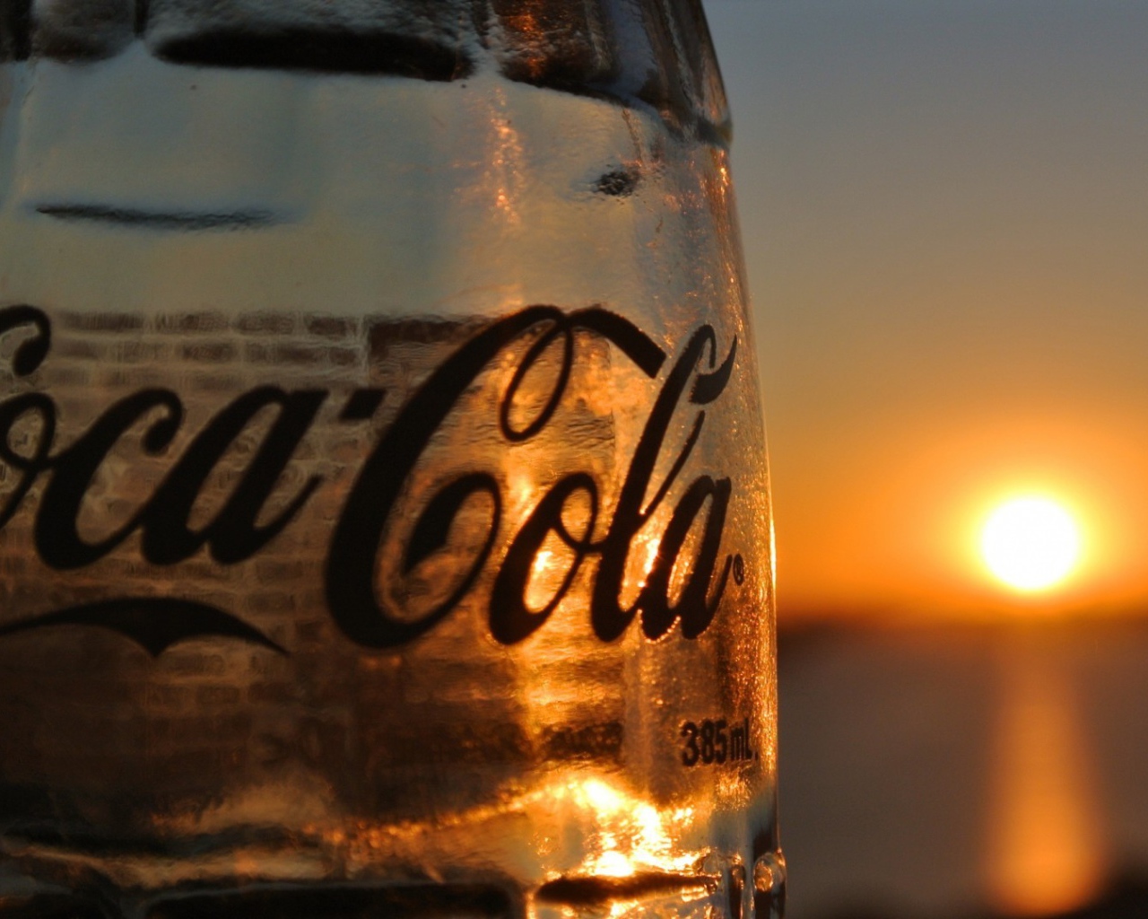 Закат с Кока- колой