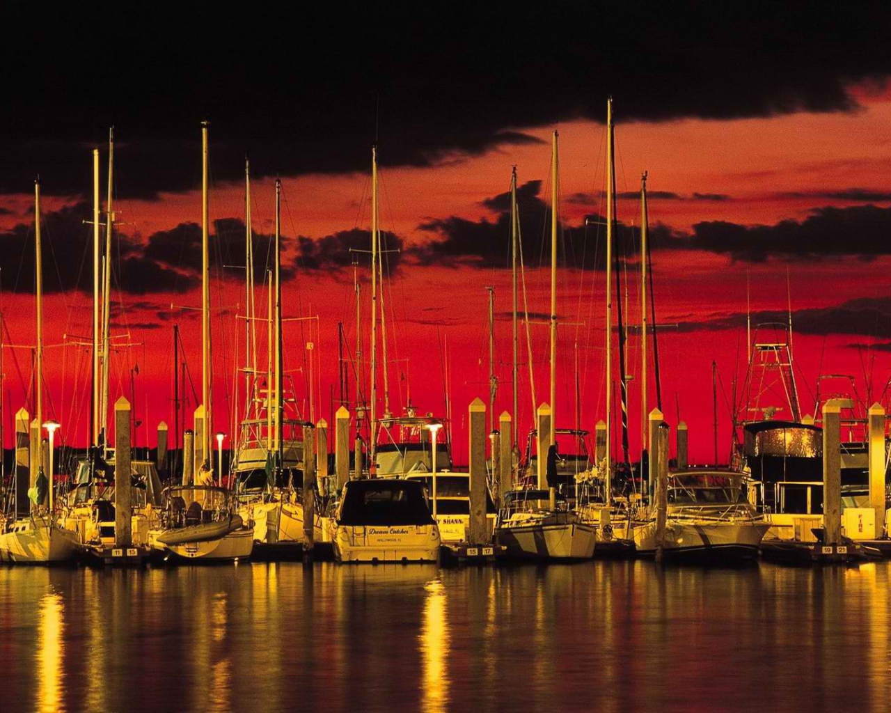 Яхты на пристани во Флориде