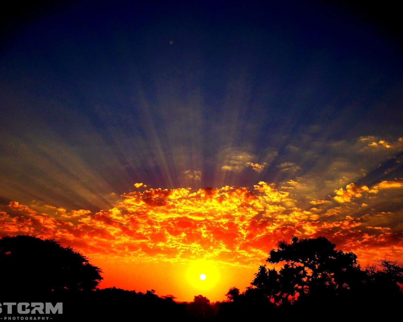 Лучи солнца