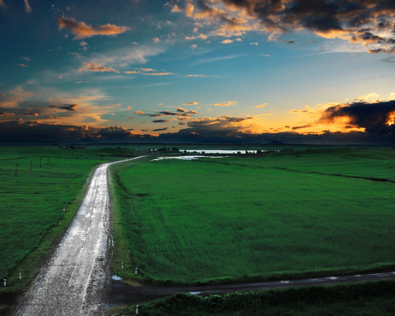 дорога на закат