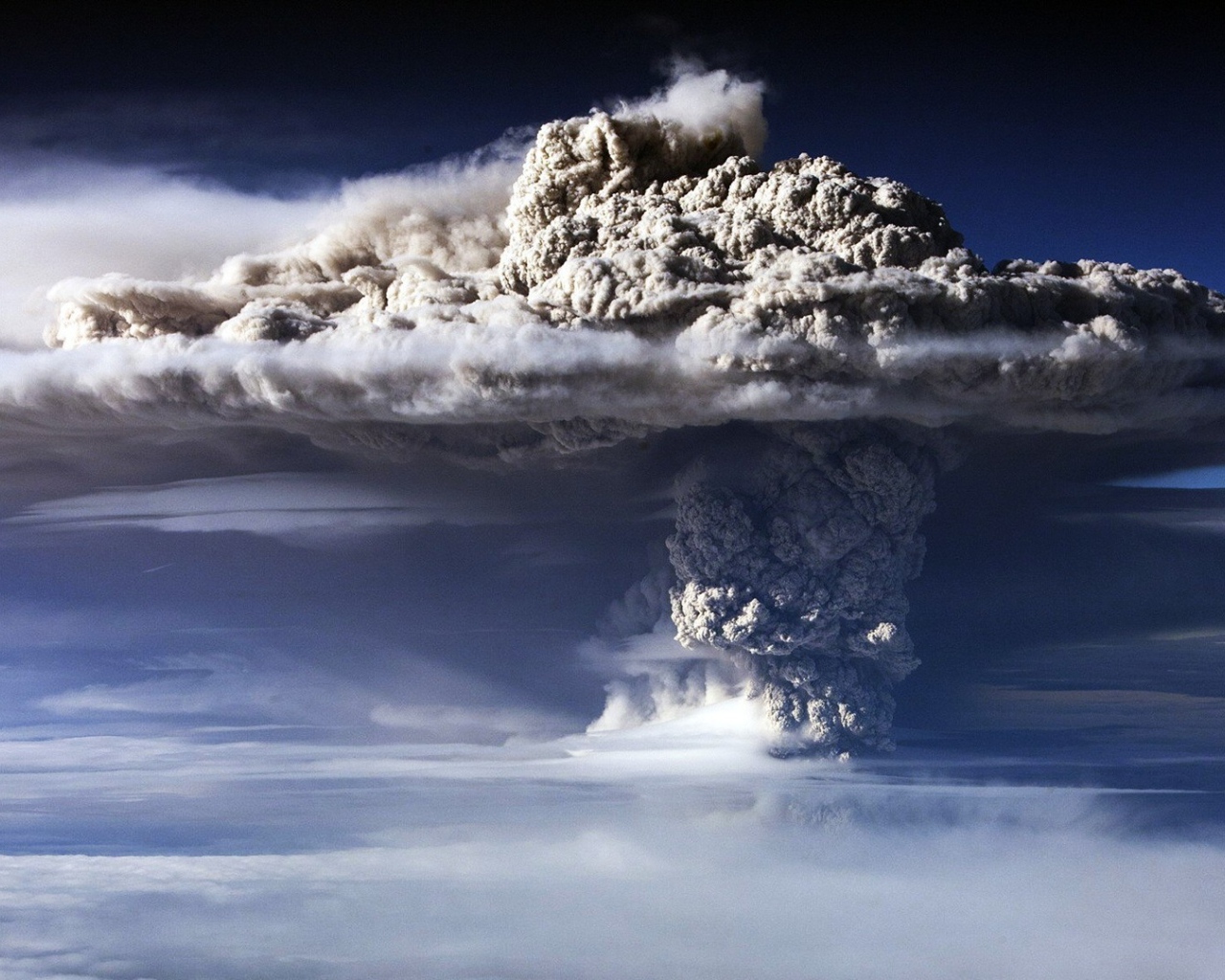 Извержение вулкана в Чили