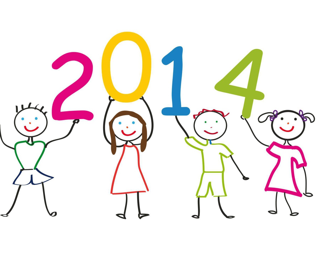 2014, детский рисунок
