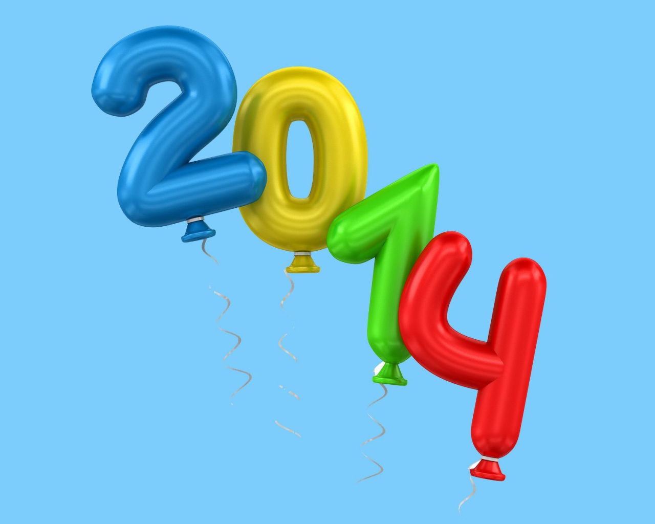 2014 в форме шаров