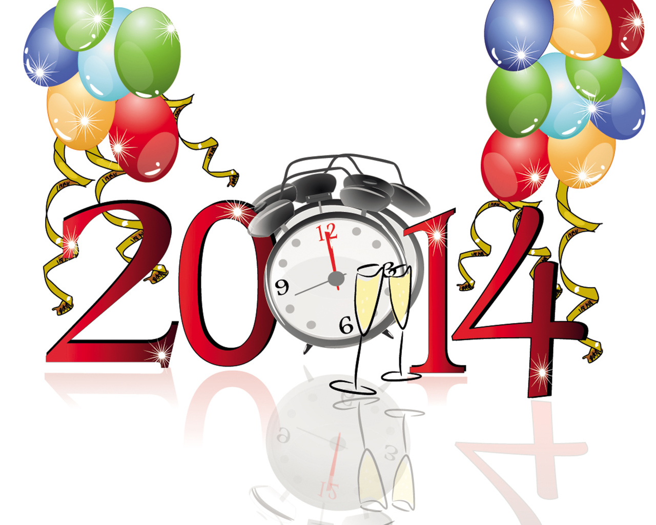 Праздничная картинка, Новый Год 2014